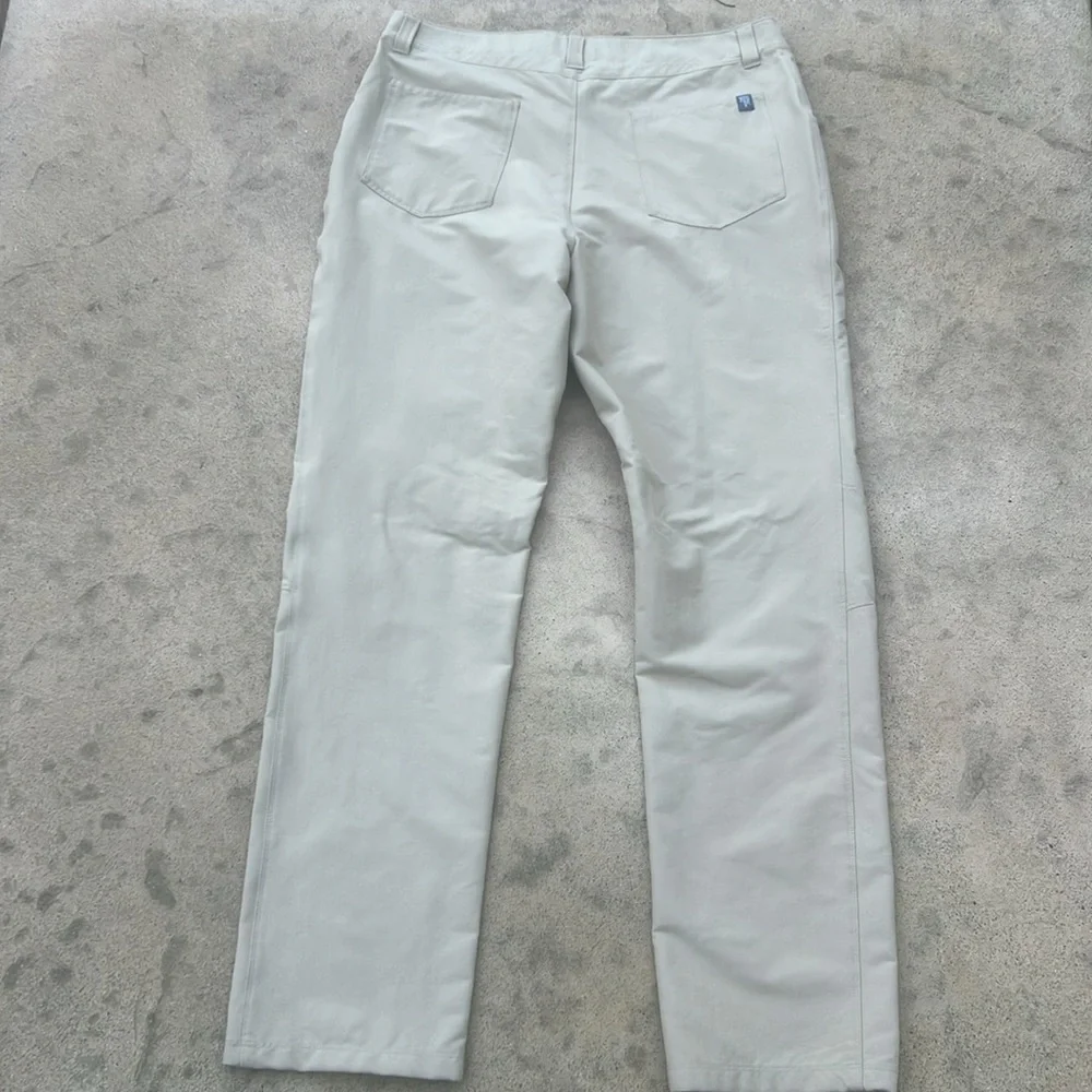 The North Face Men's Beige Tan Khaki Nylon Pants Size 34